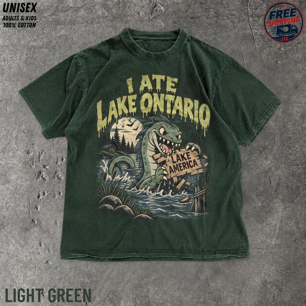 Lake Ontario Monster Shirt Spooky Great Lakes Creature Tee Unisex T-Shirt